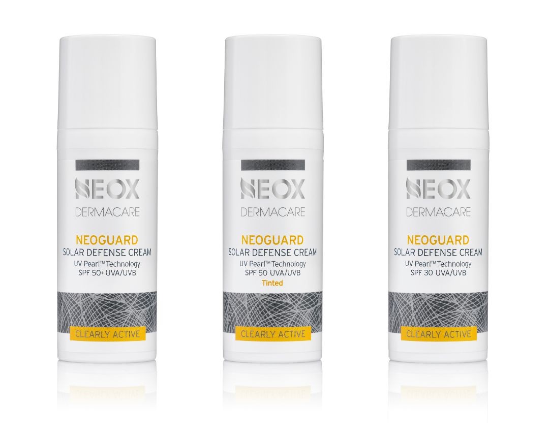 NEOX Dermacare
NEOX Dermacare מציגה את NEOGUARD SPF30, קרם הגנה מקצועי המבוסס על טכנולוגיית פנינים ומסנני קרינה מקופסלים. המוצר מתאים לשימוש יומיומי וגם לעור שעבר טיפולים אסתטיים כמו פילינג, אנטי אייג׳ינג או הסרת שיער בלייזר, ומציע מרקם קליל, תחושה איכותית והגנה יעילה בלי להכביד על עור הפנים.